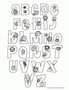Printable Bubble Letters