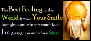 Excellent Quote on Smile with Image !!
