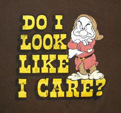 Funny Grumpy Dwarf T Shirt Cartoon Snow White Walt Dwarves Disney ...