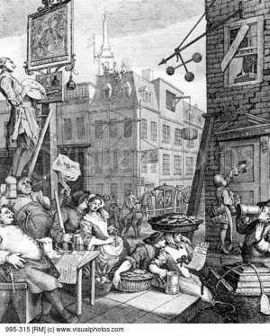 ... London History of Alcoholism 1751 William Hogarth (1697 1764 British