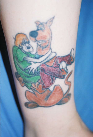 Shaggy And Scooby Doo Tattoo Designs