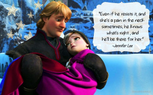Frozen Anna and Kristoff + quotes