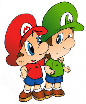 mario and luigi love halloween mario and luigi striker mario baby ...