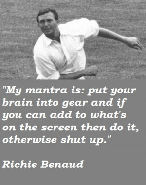 Richie Benaud's quote #5