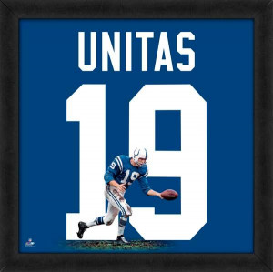 Johnny Unitas; football photos, football collectibles and memorabilia