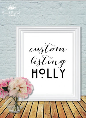 Custom Listing Holly: You've Got Mail Quotes