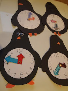 Clocks Worksheets, Penguins Classroom, Penguins Clocks, Preschool ...