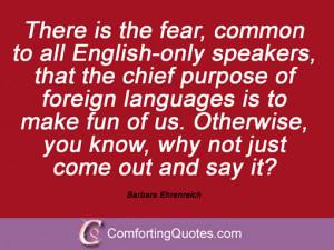 Quotes By Barbara Ehrenreich