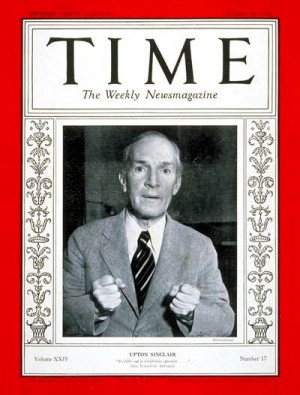 October 22, 1934 - Upton Sinclair
