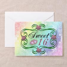 Sweet 16 invitation card Greeting Card for
