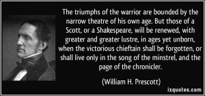 More William H. Prescott Quotes