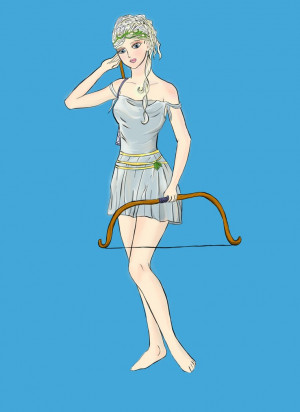 Greek Goddess Artemis Diana