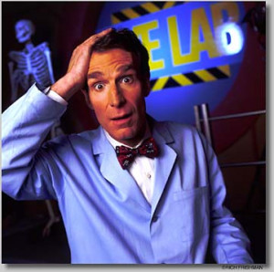 Scientist Bill Nye, who hosted the children's television show Bill Nye ...