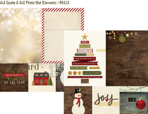- Cozy Christmas Collection - 12 x 12 Double Sided Paper - Quote ...