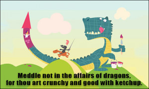 tolkien quotes about dragons