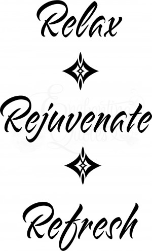 bathroom wall decals relax rejuvenate refresh item relax2 $ 19 95 ...