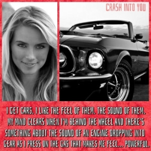 Car Racing Quotes Just her and her car.