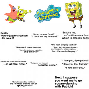 SpongeBob Quotes - Polyvore