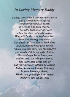 Miss You, Daddy