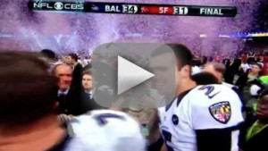 Joe Flacco Drops F-Bomb on CBS During Super Bowl Celebration