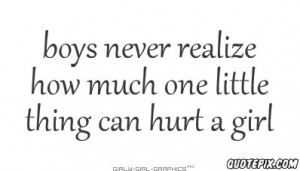 boys never realize