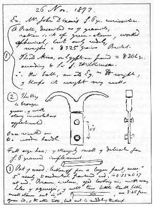 ... Edgar Cayce Foundation, Lehner collected fifteen samples of ancient