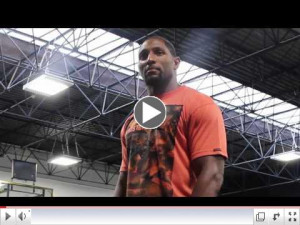Ray Lewis inspirational talk to a group of young basketball players ...