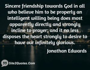 Friendship Quotes - Jonathan Edwards