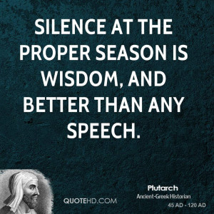 Quotes About Wisdom And Silence