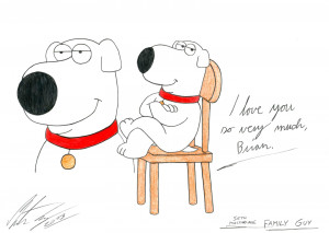 Vinny Vs Brian Family Guy Family guy - my tribute to
