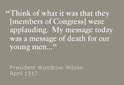 Think of what it was that they [members of Congress] were applauding ...