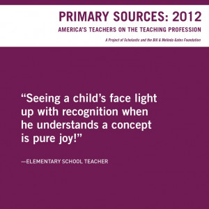 ... 2012: Quotes from America's Teachers on the Teaching Profession