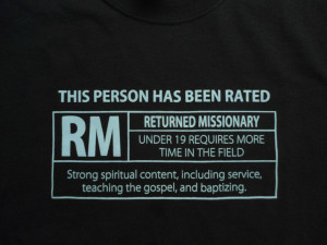 Up to 55% off “Rated RM” Missionary T-Shirt