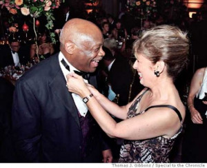 Willie Brown and Jackie Speier at the Dugoni Tribute Photo Thomas J