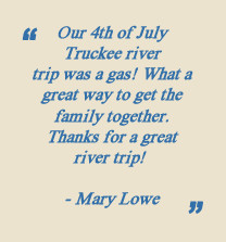 Truckee River Rafting and Whitewater Rafting near Lake Tahoe amp Reno