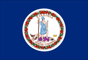 the flag of the commonwealth of virginia