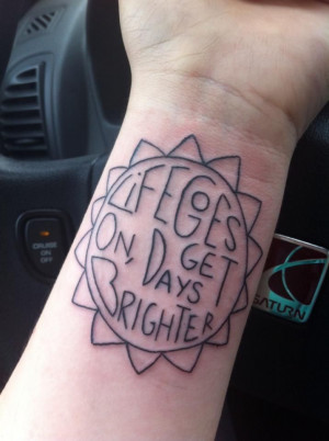 My first tattoo done at No Regrets in Portage, IN. Because I refuse to ...