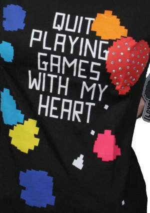 Loyal Army Quit Playing Games With My Heart T Shirt