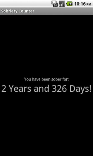 View bigger - Sobriety Counter for Android screenshot