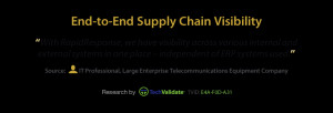 ... the extended, global supply chain…not just your internal operations