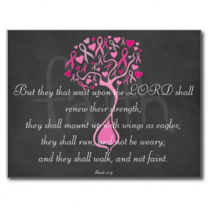 Breast Cancer Awareness Scripture Postcards
