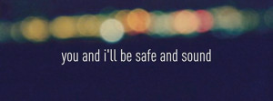 Safe And Sound Facebook Cover Graphic Image