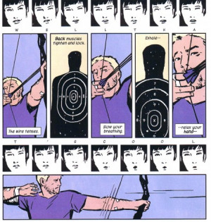 ... that you get with Matt Fraction and David Aja’s work on Hawkeye