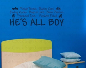 Truck Toys Boys Cars Rocks Bugs Vin yl Wall Lettering Words Design ...