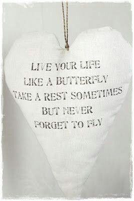live your life like a # butterfly take a rest but never forget to ...
