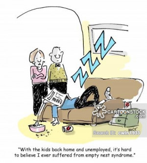 Funny Empty Nest Quotes Empty nest syndrome cartoons,