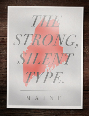 the strong, silent type.
