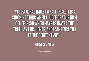 Quotes About Fair Trials