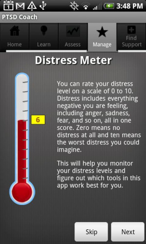 PTSD Coach - screenshot
