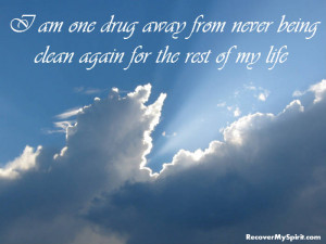 Overcoming Drug Addiction Quotes Picture